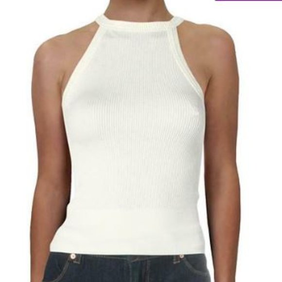 Free People Tops - Free People Wide Rib Seamless Cami - Ivory - XS/S